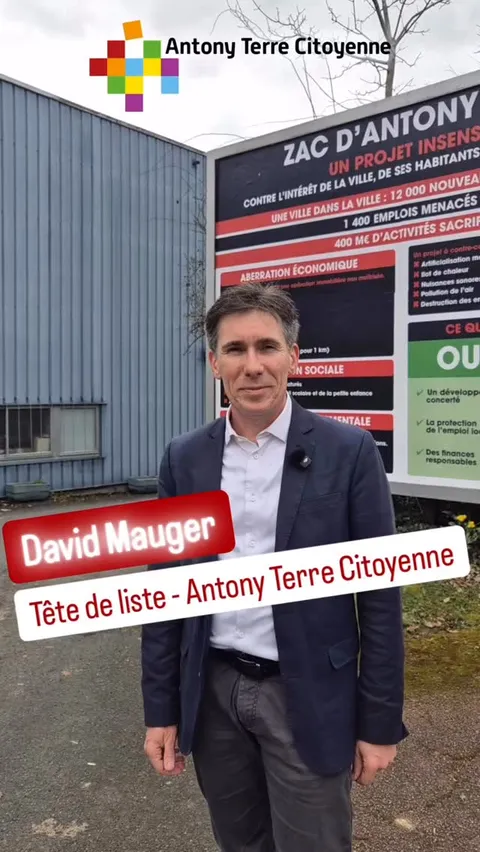 Image de la vidéo « Pour un urbanisme plus responsable », avec un bouton de lecture ; la vidéo s’ouvre sur Facebook.
