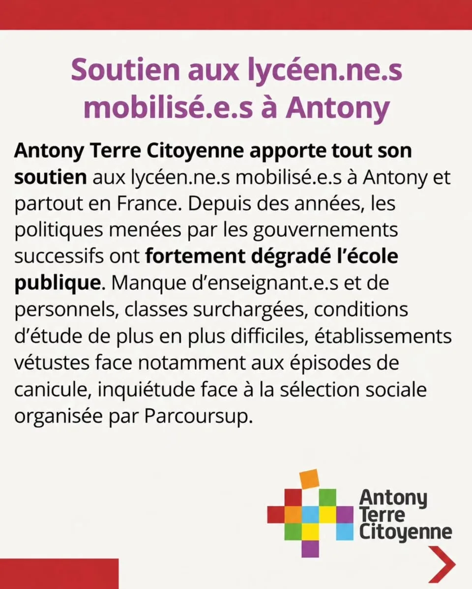 Carte 1 sur 4 du communiqué ; son texte est transcrit ci-dessus.