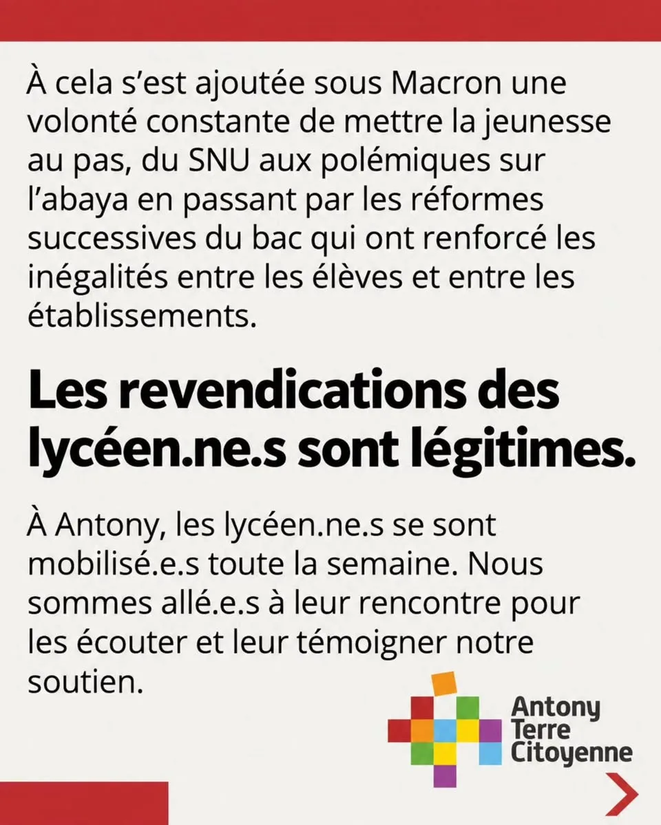 Carte 2 sur 4 du communiqué ; son texte est transcrit ci-dessus.