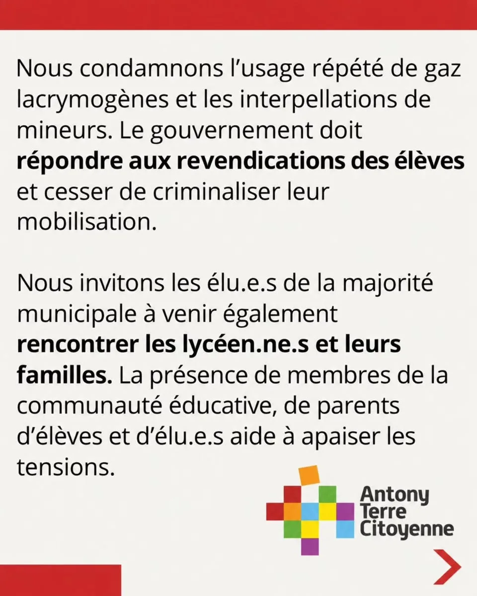 Carte 3 sur 4 du communiqué ; son texte est transcrit ci-dessus.