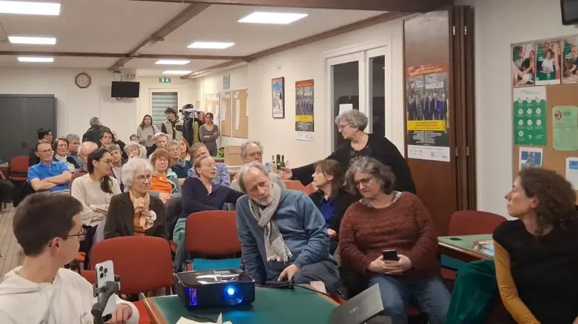 Réunion publique à la salle des Bas-Graviers, le 12 février 2026