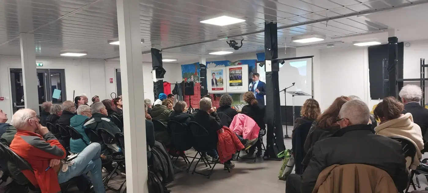 Réunion publique au centre de loisirs provisoire Paul Roze, le 6 février 2026